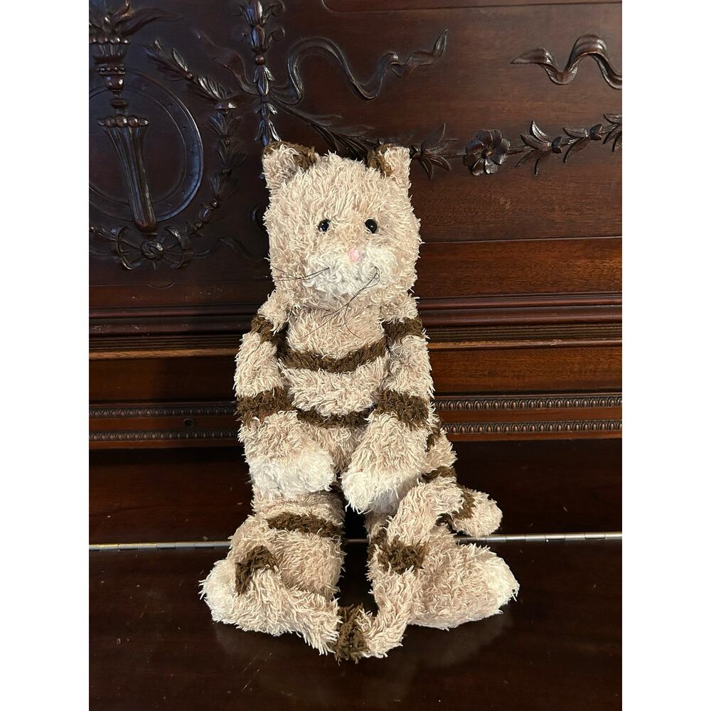 JellyCat Bunglie Cat 17”, Brown Striped, Retired